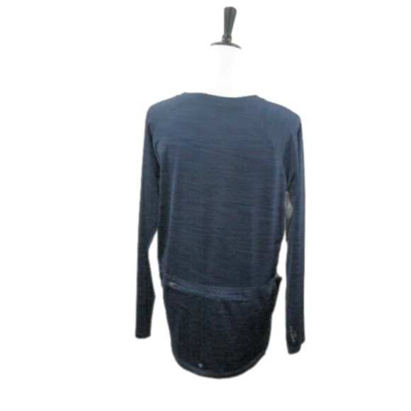 Hang Ten Navy Blue/Silver Long Sleeve Athletic Top Size Large - Picture 4 of 4